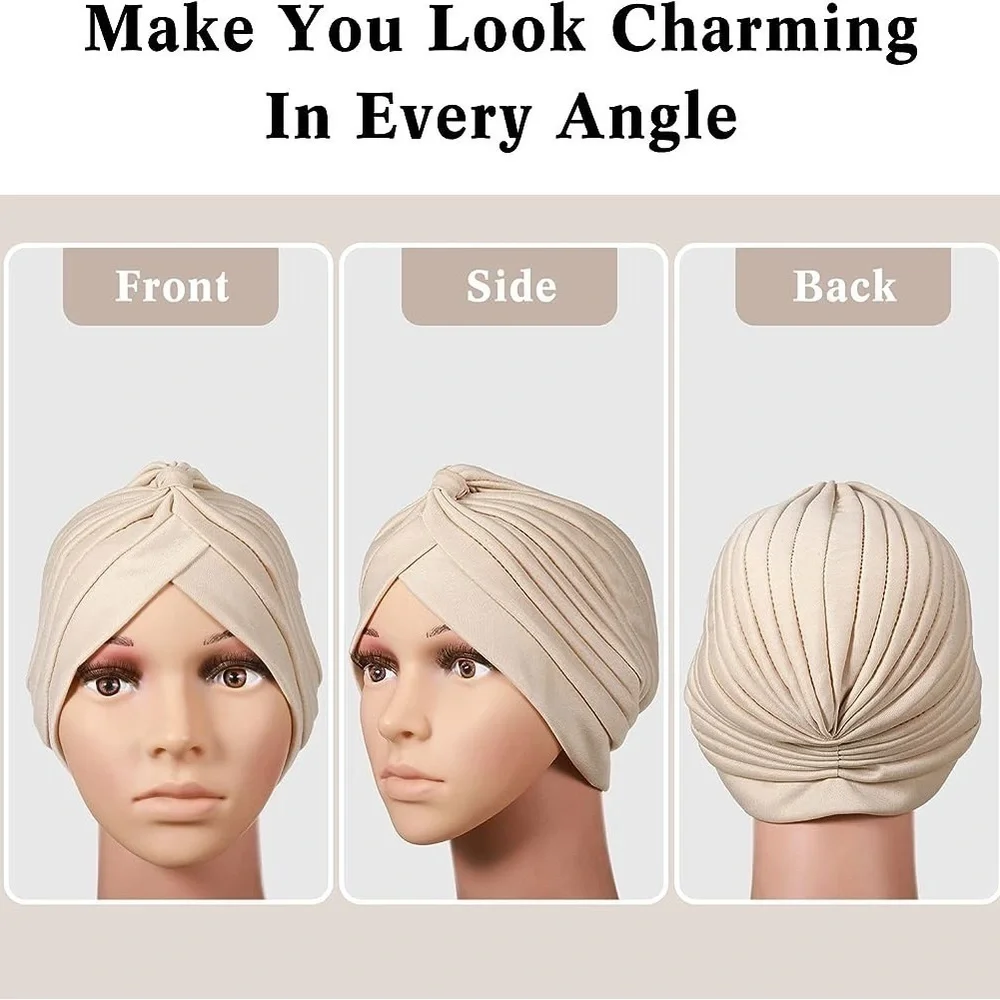 N/A cream pleated